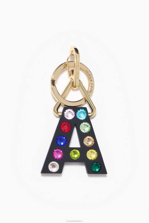 letter siliconen sleutelhanger Bimba Y Lola A accessoires 4HDL957