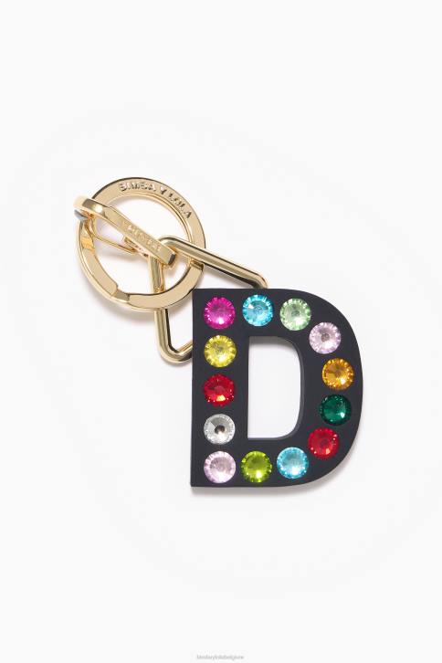 letter siliconen sleutelhanger Bimba Y Lola D accessoires 4HDL959