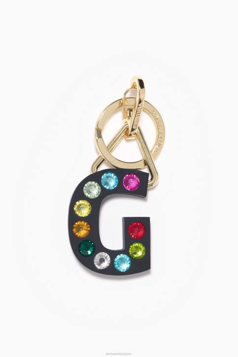 letter siliconen sleutelhanger Bimba Y Lola G accessoires 4HDL1177