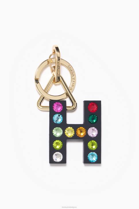 letter siliconen sleutelhanger Bimba Y Lola H accessoires 4HDL1178