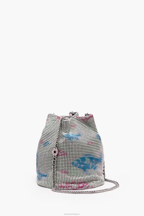 mesh emmertas met print Bimba Y Lola vis accessoires 4HDL144