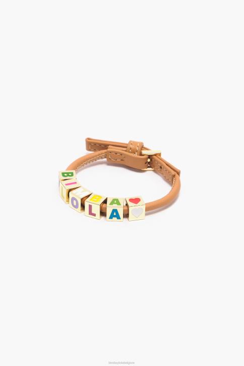 leren armband Bimba Y Lola bruin accessoires 4HDL664