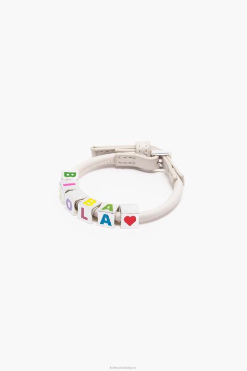 leren armband Bimba Y Lola ivoor accessoires 4HDL663