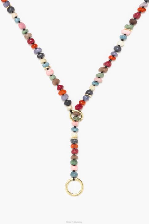 lange stenen ketting Bimba Y Lola veelkleurig accessoires 4HDL823