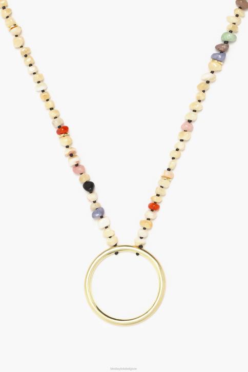 stenen ketting Bimba Y Lola ivoor accessoires 4HDL765