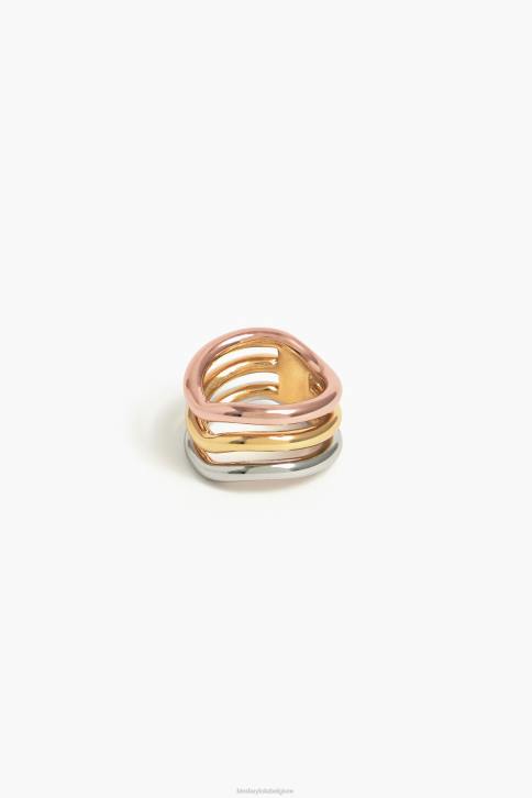 driekleurige ring Bimba Y Lola meerkleurig accessoires 4HDL844