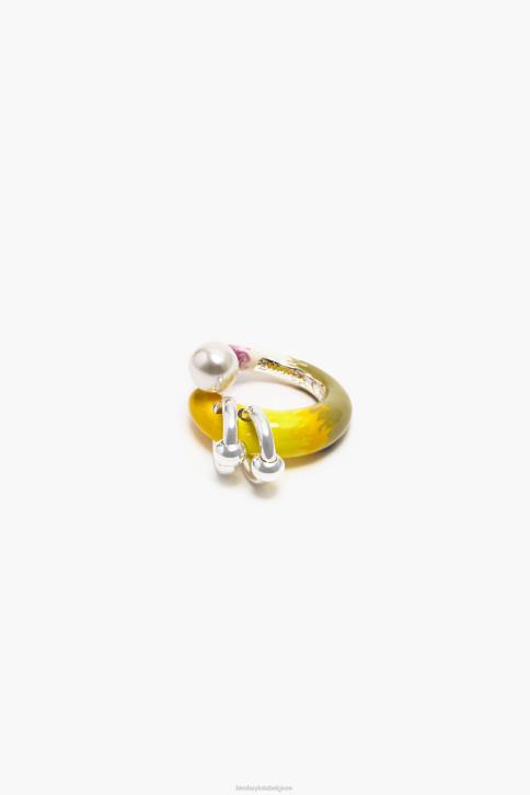 emaille parel ring Bimba Y Lola veelkleurig accessoires 4HDL682