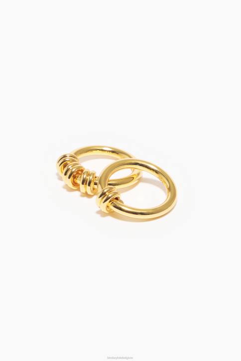 spiraal ring set Bimba Y Lola gouden accessoires 4HDL821