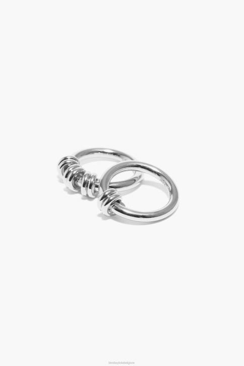 spiraal ring set Bimba Y Lola zilver accessoires 4HDL822