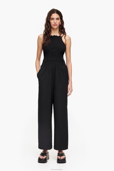 vloeiende maxi-jumpsuit Bimba Y Lola zwart kleding 4HDL218