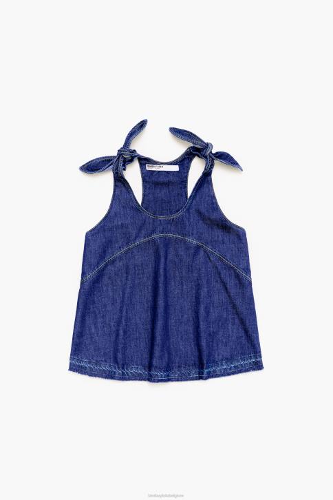 donker denim topje Bimba Y Lola blauw kleding 4HDL512