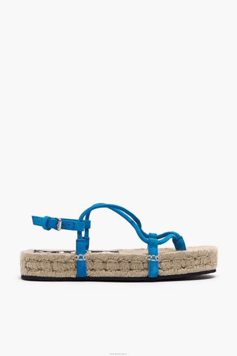 slider sandalen Bimba Y Lola blauw schoeisel 4HDL582