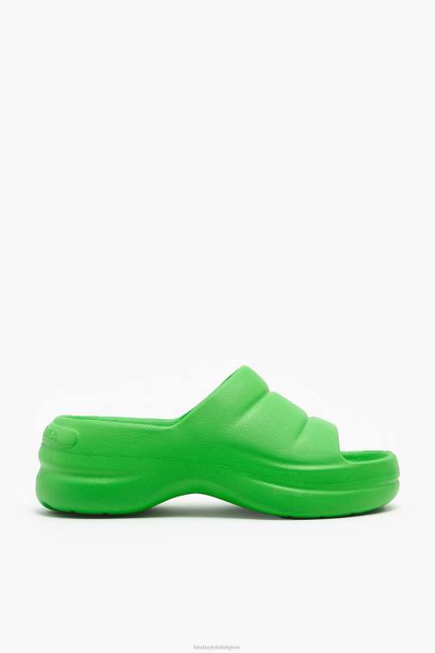 platform flip-flop Bimba Y Lola groente schoeisel 4HDL593